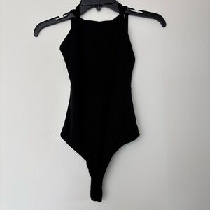 Lovers + Friends Classic Low Back Black Bodysuit